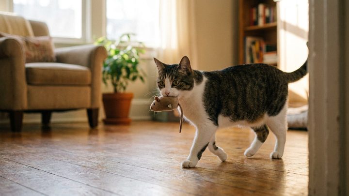 Кошки, которые приносят апорт: 4 породы и как развить этот навык