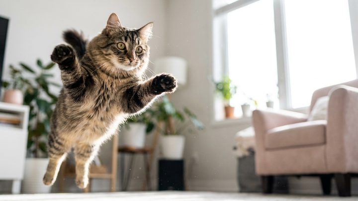 Кошка вылетает из лотка и носится по квартире: почему